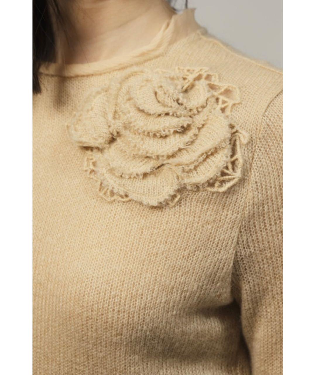 ERMANNO SCERVINO Бежевый шерстяной костюм с юбками, фото 5