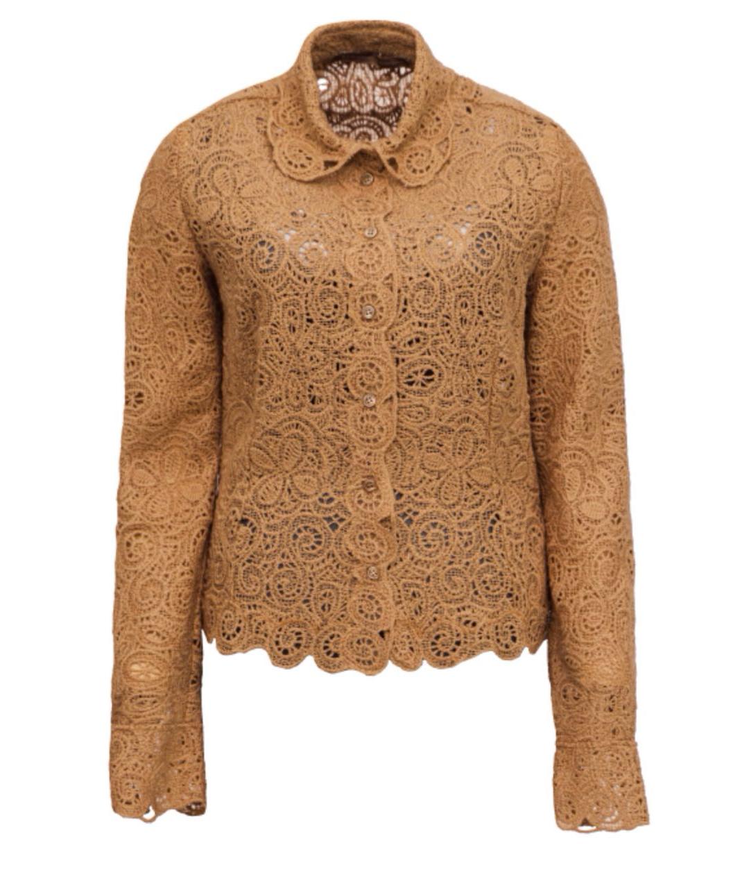 ERMANNO SCERVINO Коричневый шерстяной костюм с юбками, фото 2