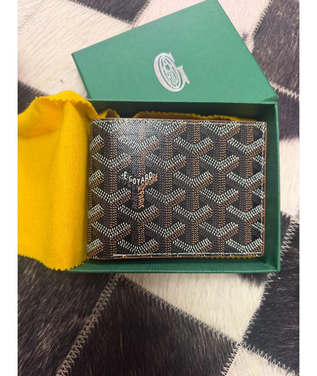 GOYARD Коричневый кошелек, фото 7