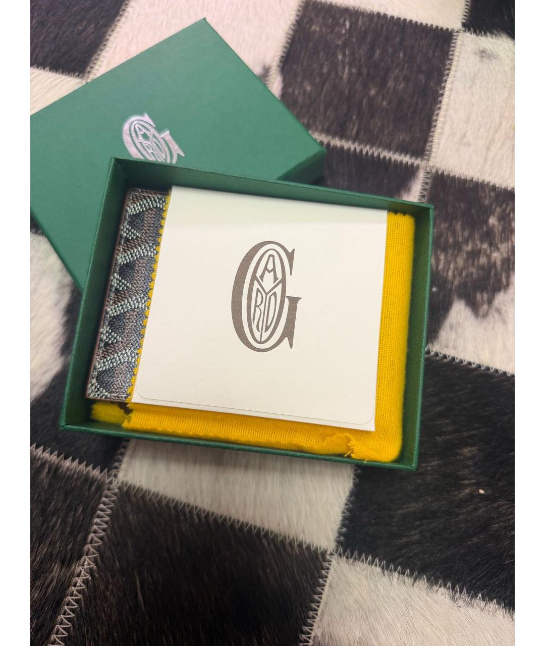 GOYARD Коричневый кошелек, фото 6