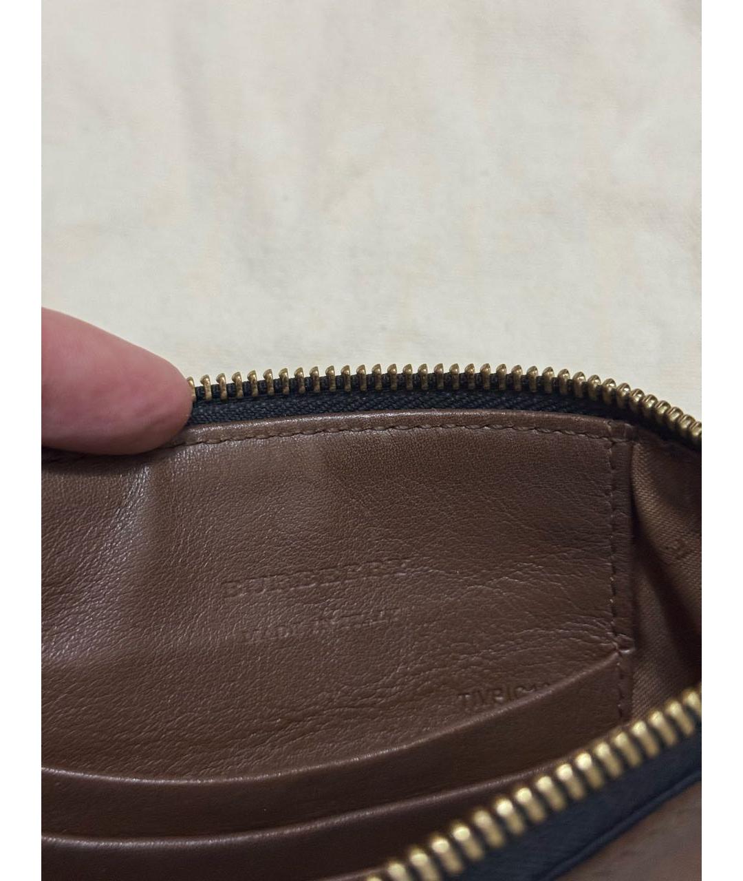 BURBERRY Коричневая сумка через плечо, фото 5