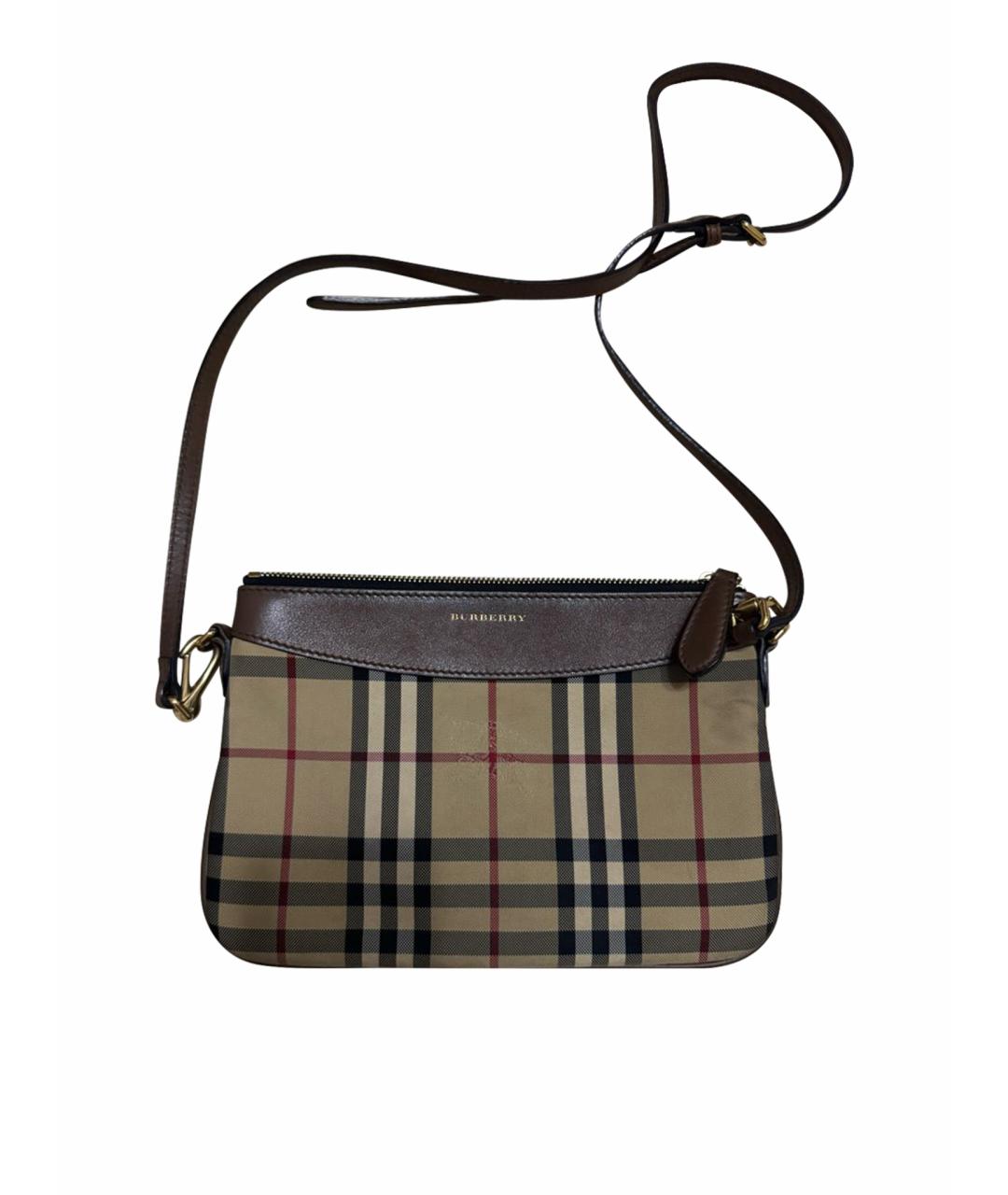 BURBERRY Коричневая сумка через плечо, фото 6