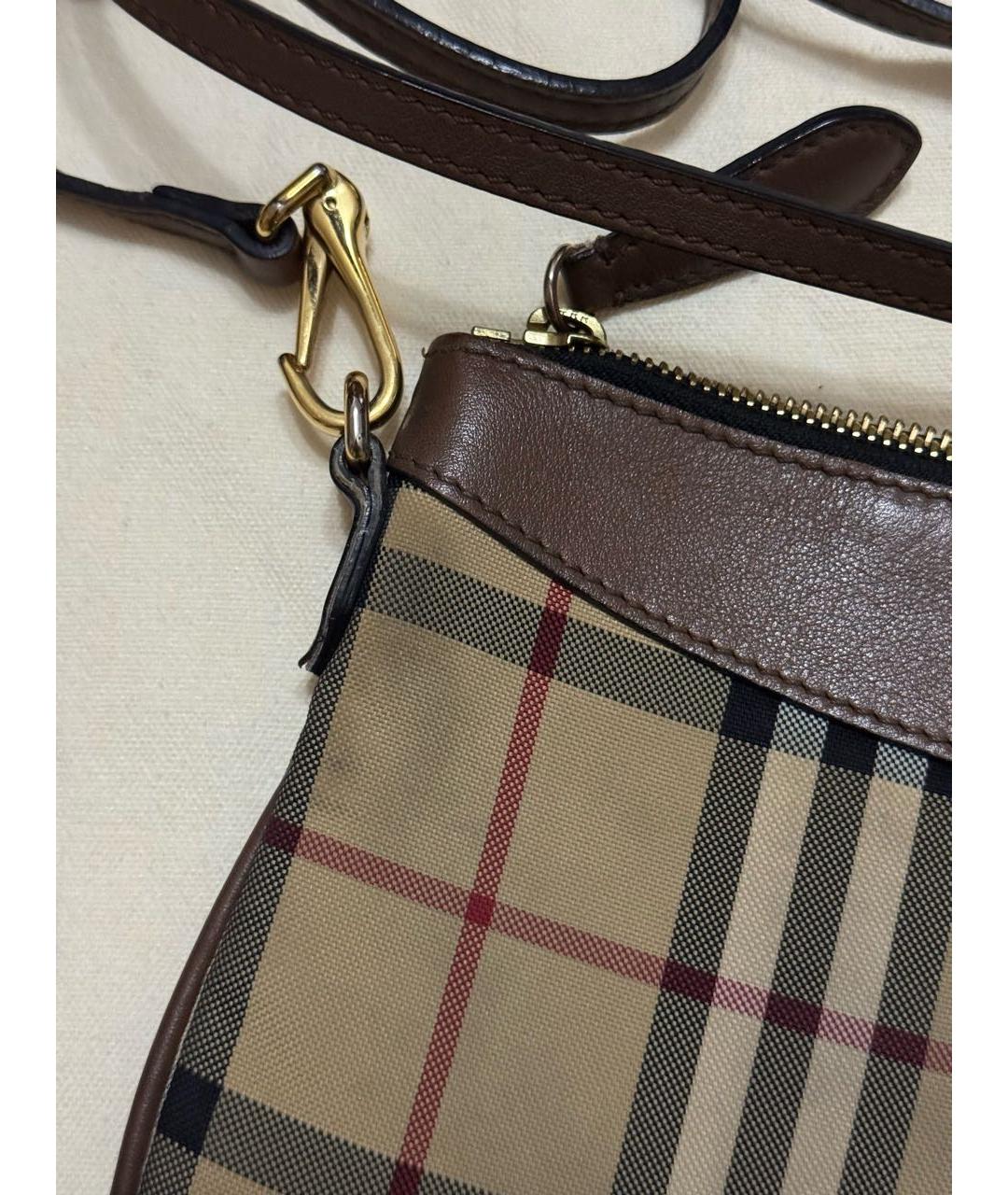 BURBERRY Коричневая сумка через плечо, фото 4