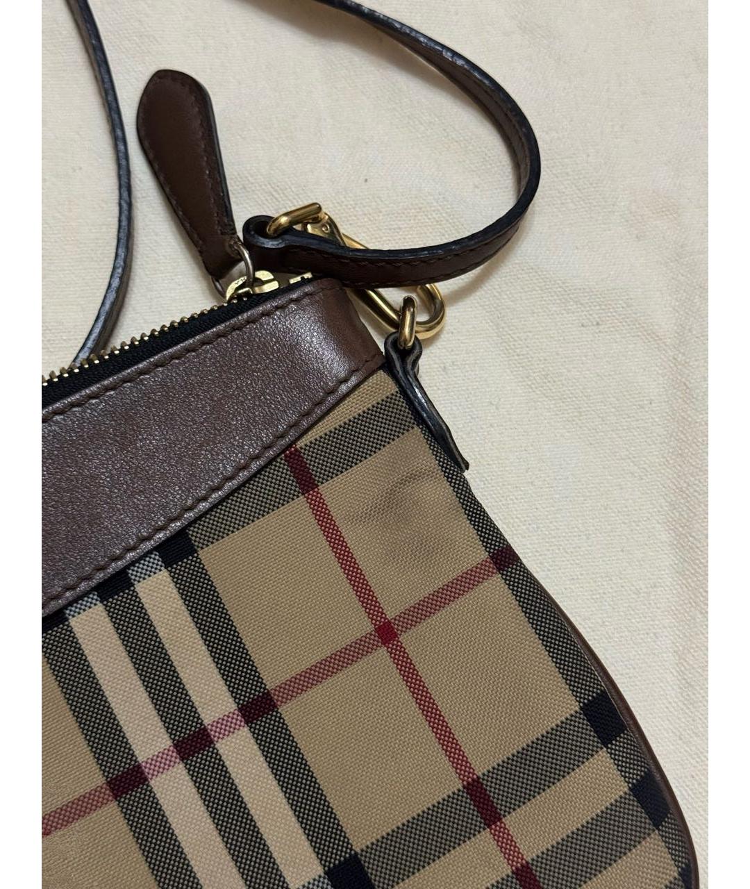 BURBERRY Коричневая сумка через плечо, фото 3