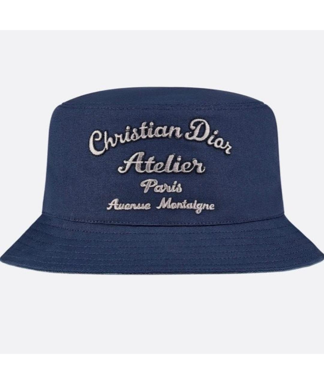 CHRISTIAN DIOR Темно-синяя панама, фото 3