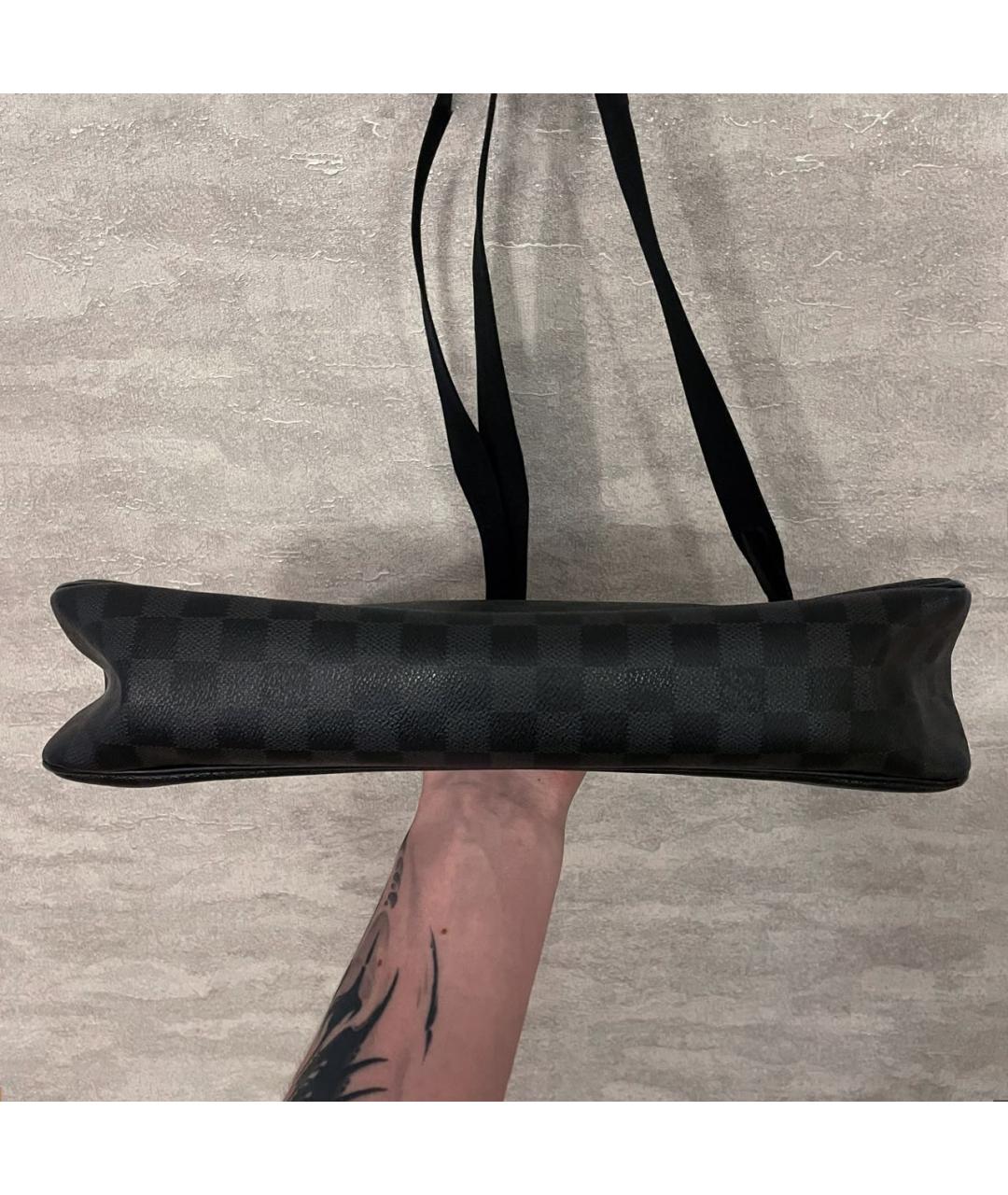 LOUIS VUITTON Черная сумка на плечо, фото 3