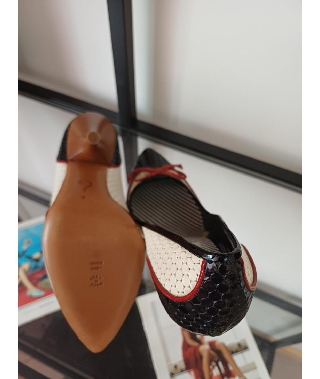 MOSCHINO Мульти кожаные туфли, фото 9