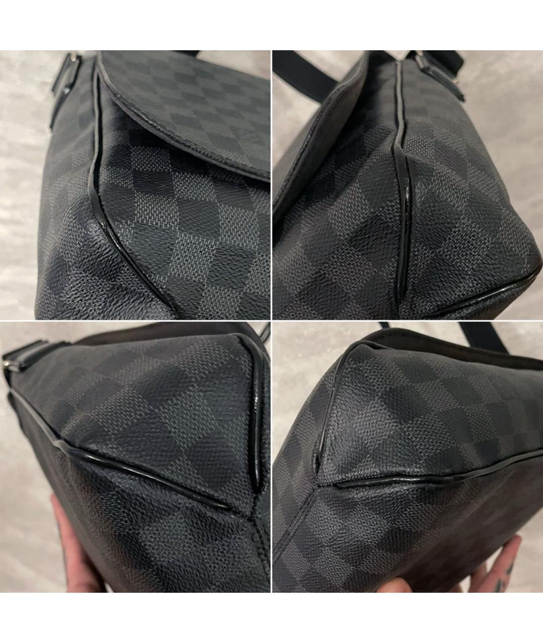 LOUIS VUITTON Черная сумка на плечо, фото 4