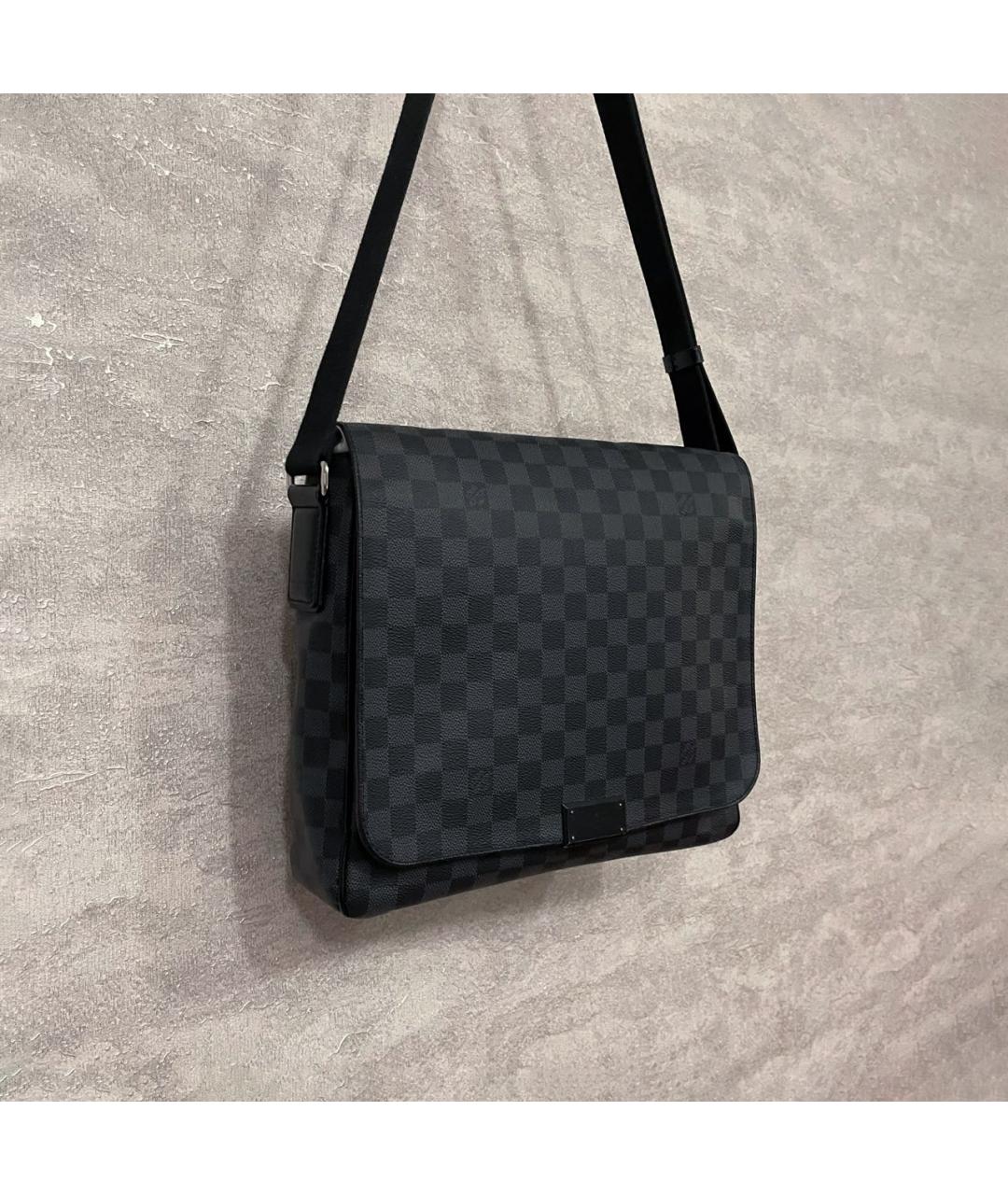 LOUIS VUITTON Черная сумка на плечо, фото 2