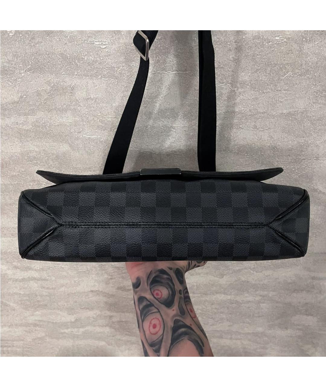 LOUIS VUITTON Черная сумка на плечо, фото 5