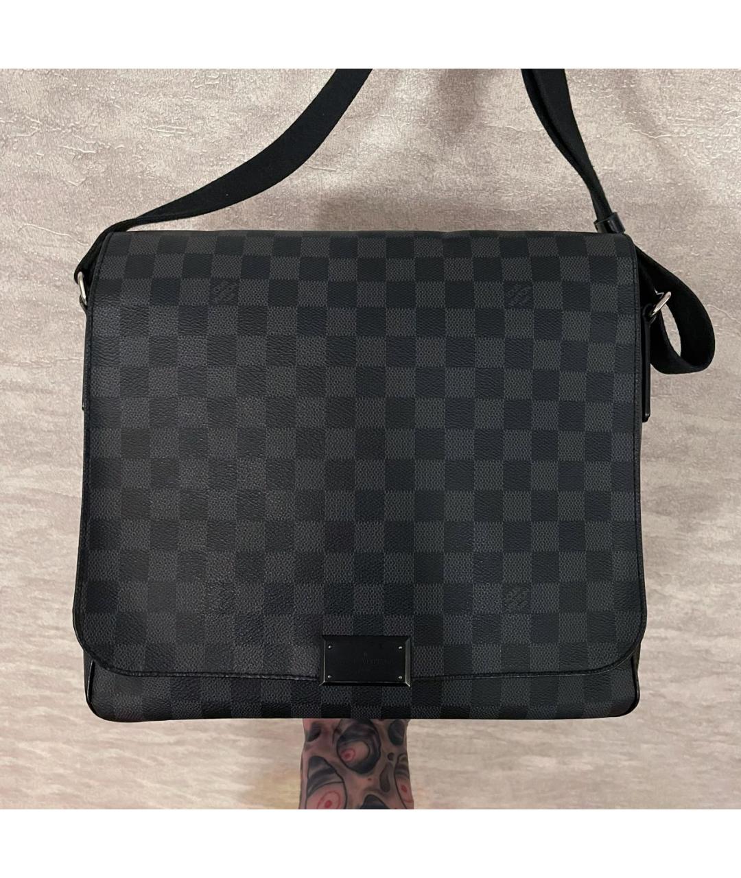 LOUIS VUITTON Черная сумка на плечо, фото 9