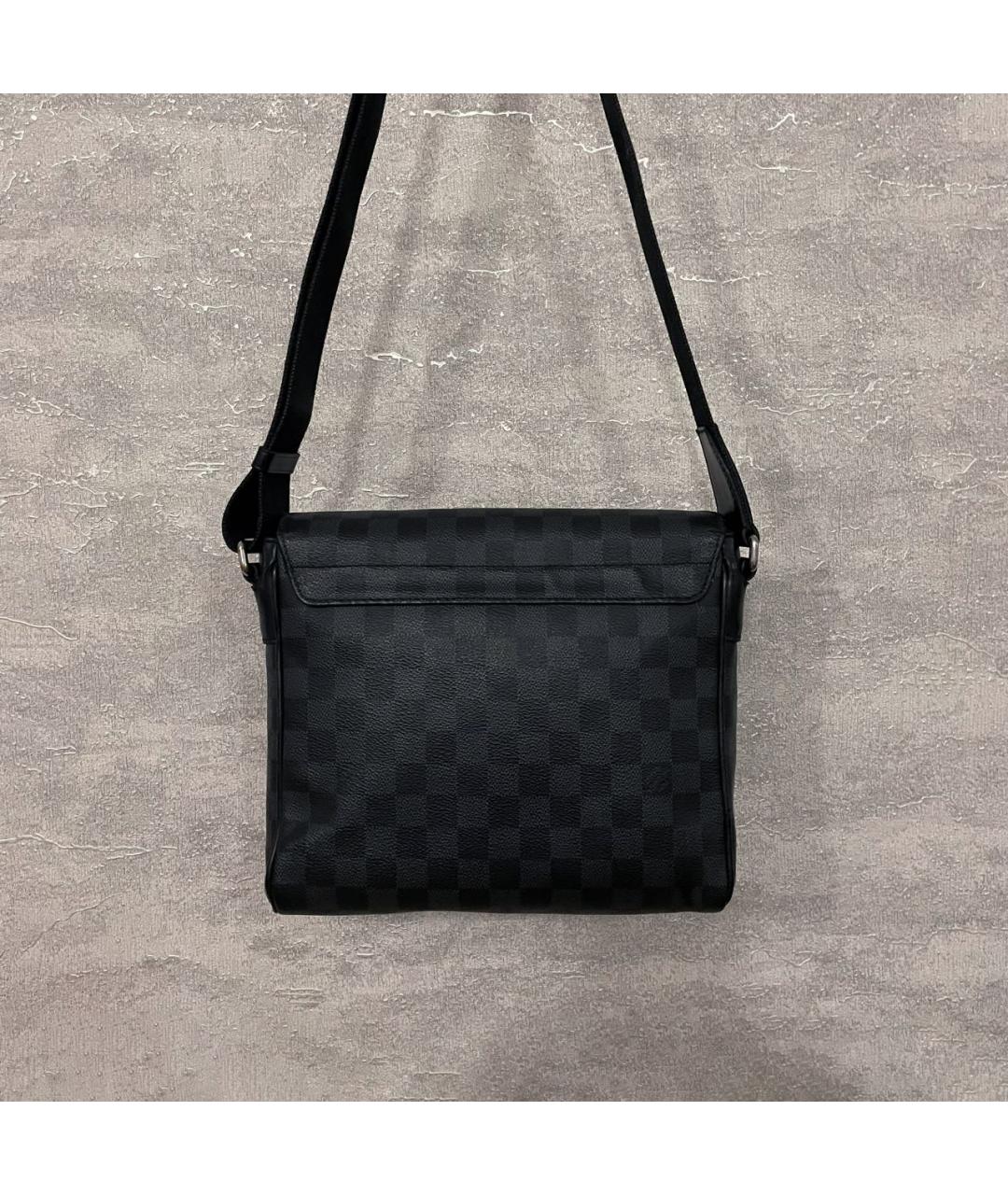 LOUIS VUITTON Черная сумка на плечо, фото 4