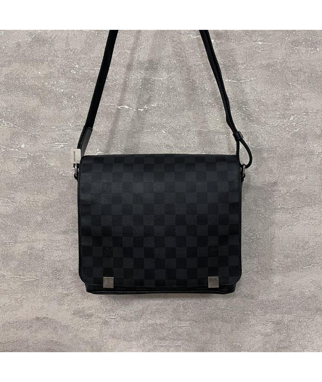 LOUIS VUITTON Черная сумка на плечо, фото 9