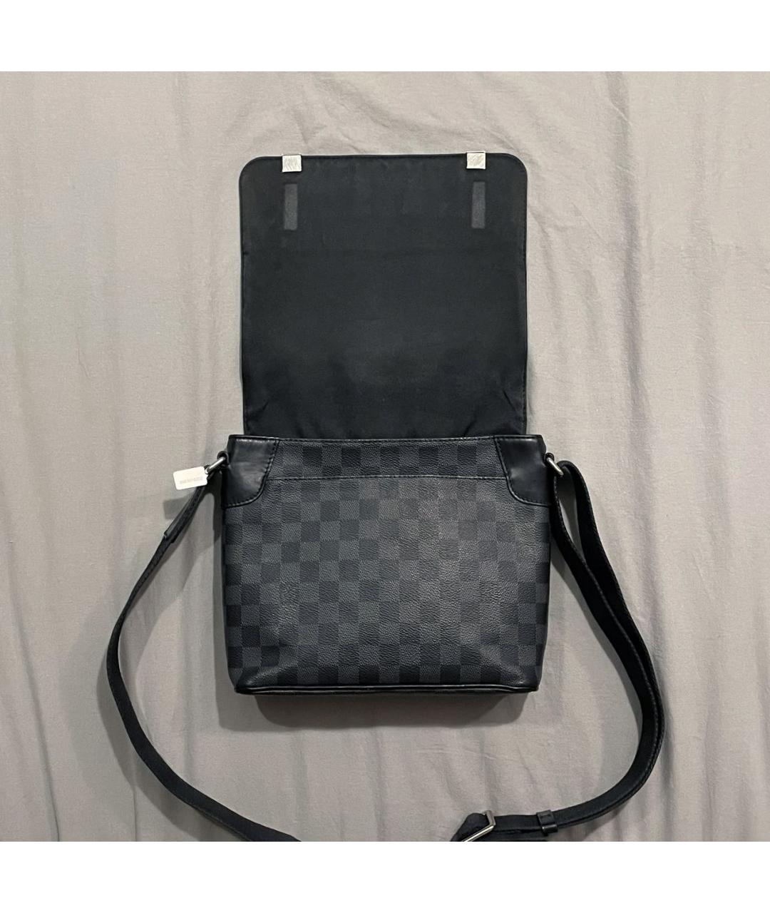 LOUIS VUITTON Черная сумка на плечо, фото 6