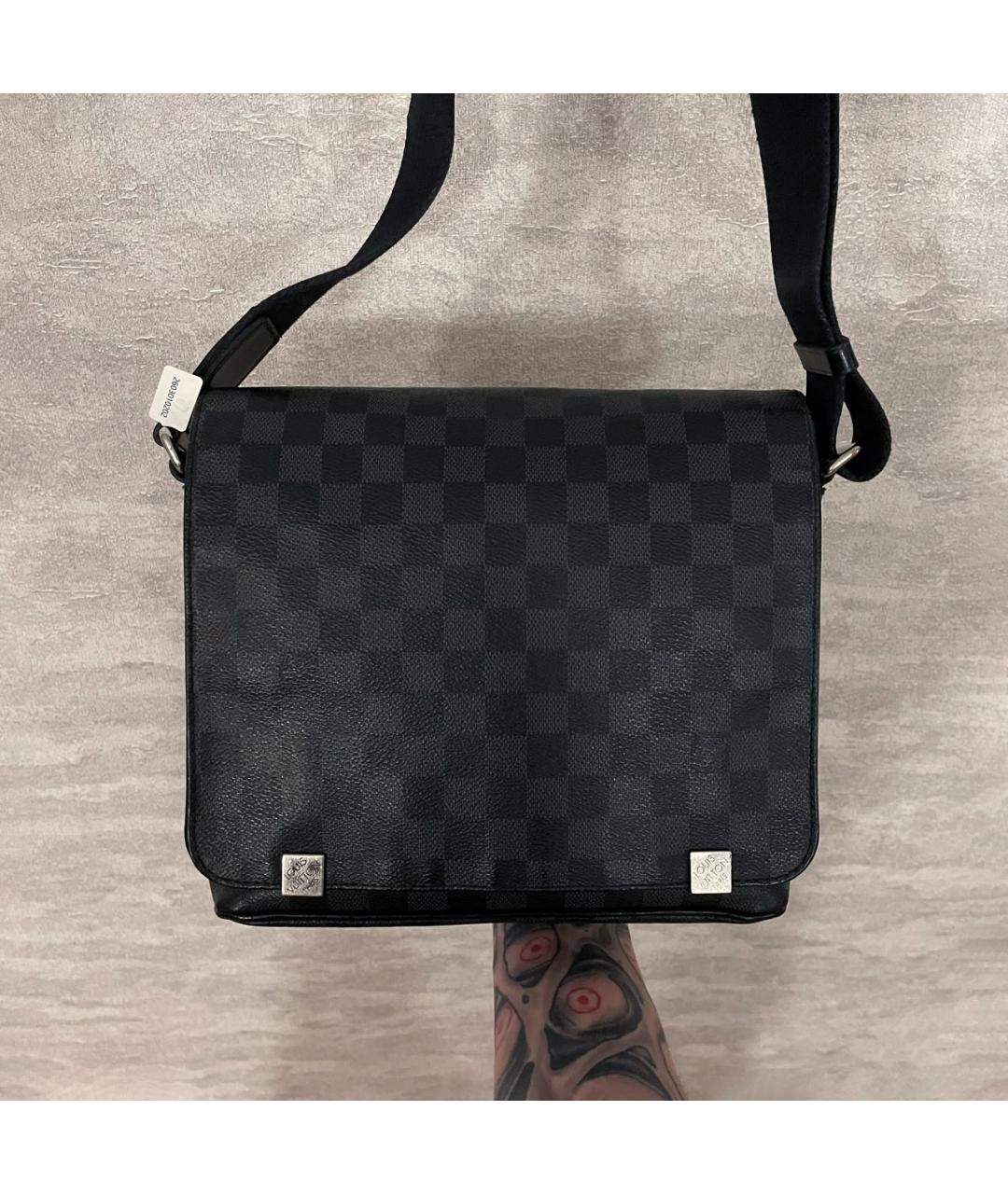 LOUIS VUITTON Черная сумка на плечо, фото 2