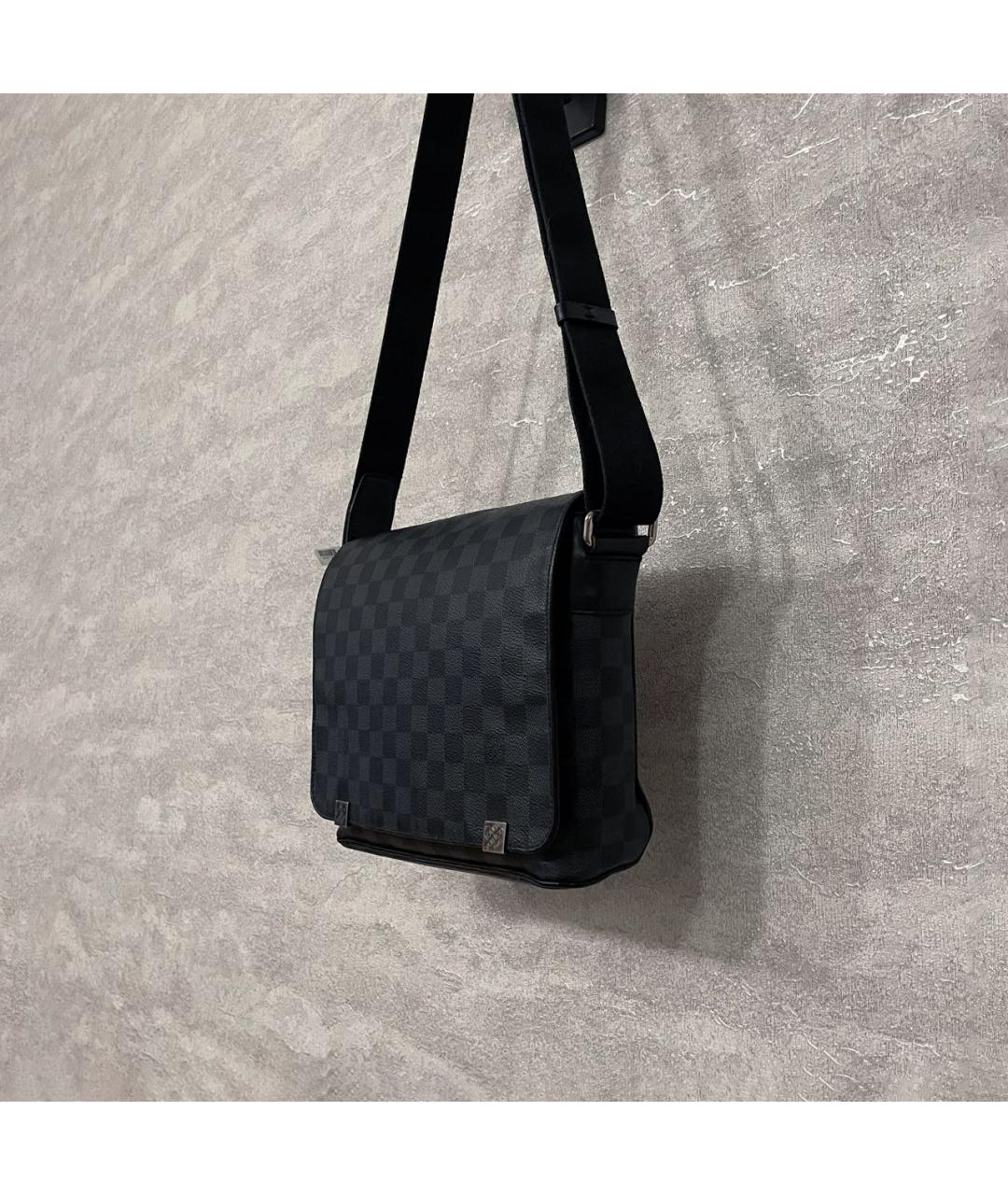 LOUIS VUITTON Черная сумка на плечо, фото 3