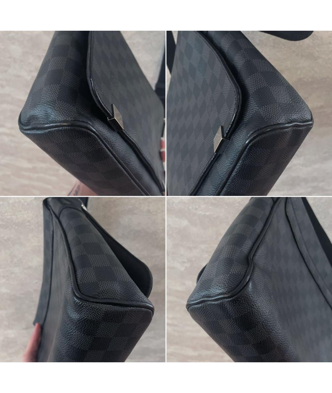 LOUIS VUITTON Черная сумка на плечо, фото 5