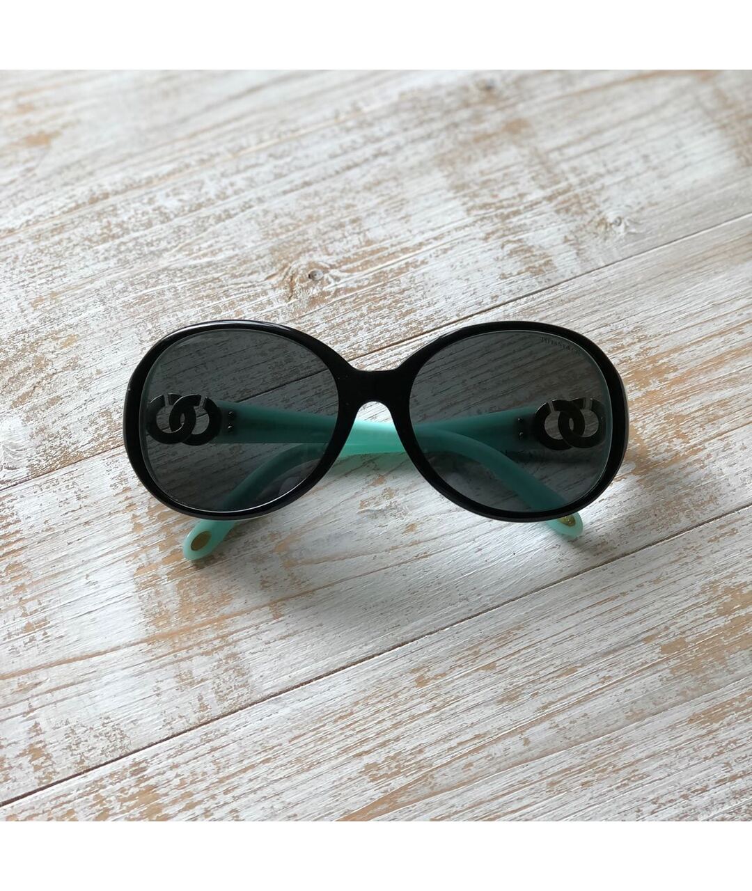 TIFFANY&CO Бирюзовые солнцезащитные очки, фото 8