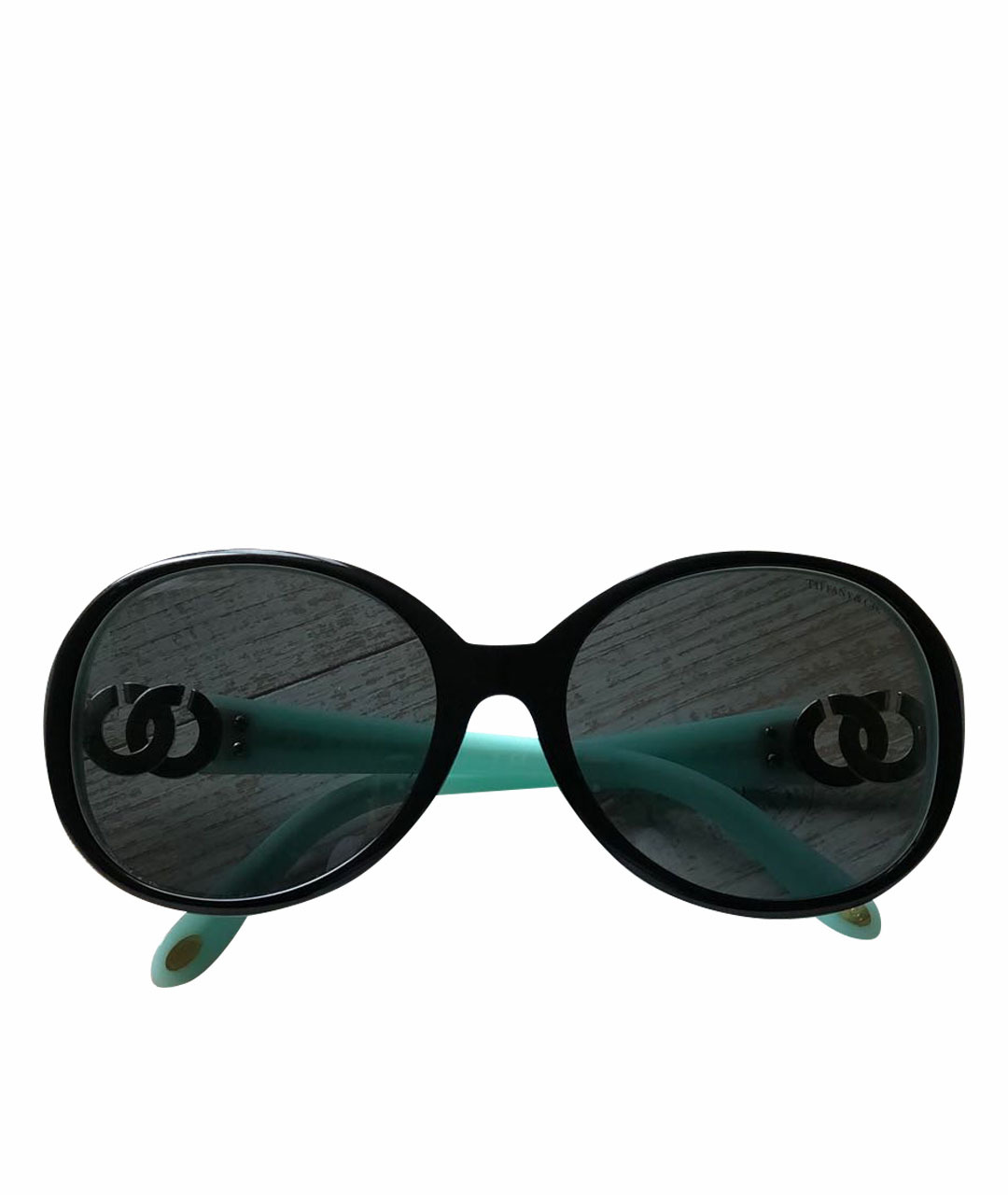TIFFANY&CO Бирюзовые солнцезащитные очки, фото 1
