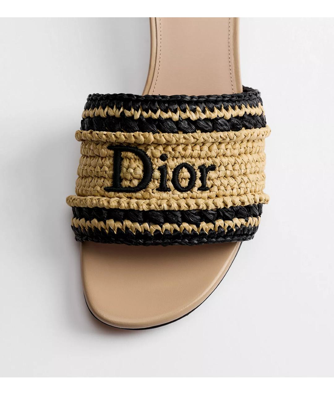 CHRISTIAN DIOR Бежевые мюли, фото 4