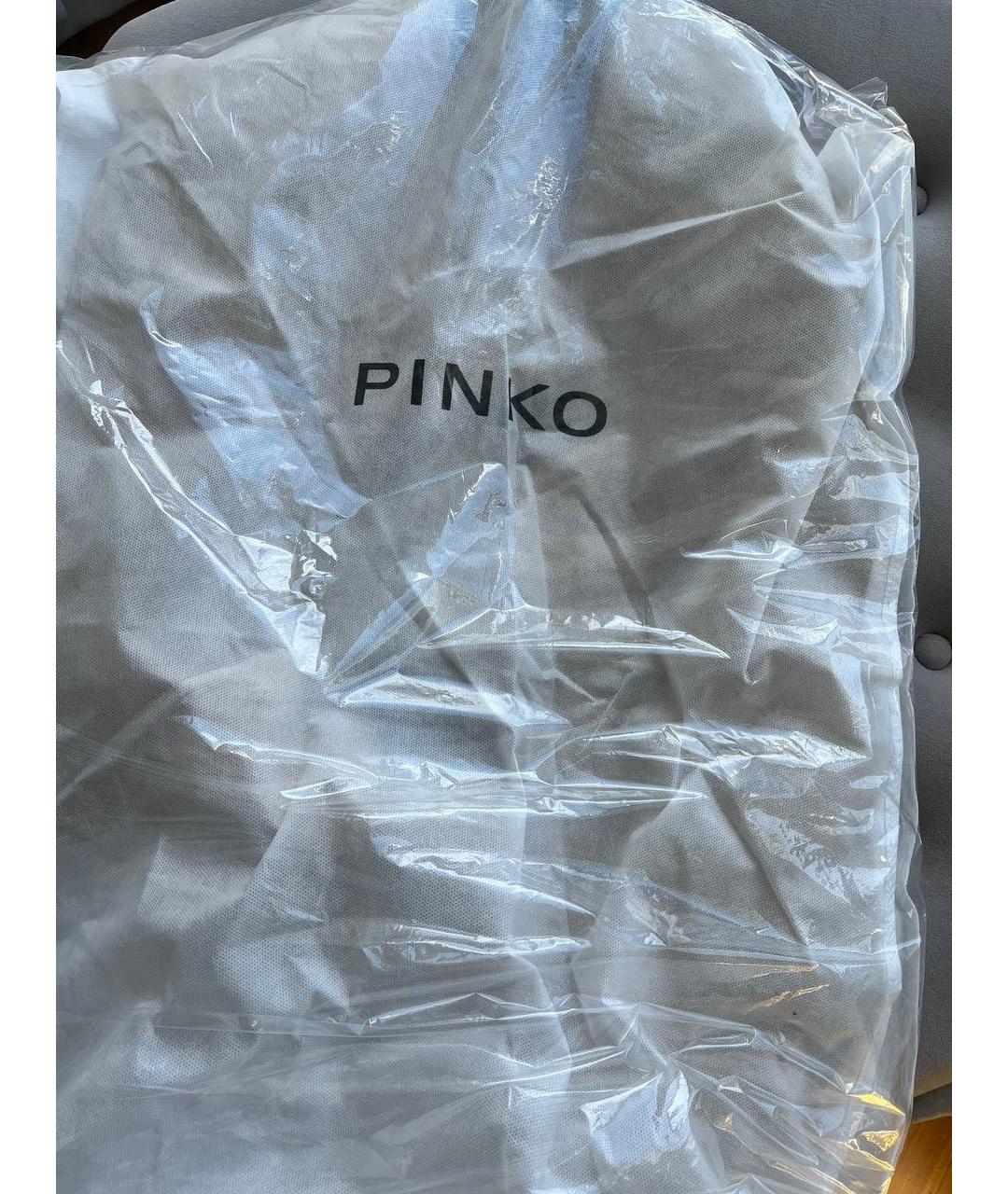 PINKO Бежевая замшевая куртка, фото 8