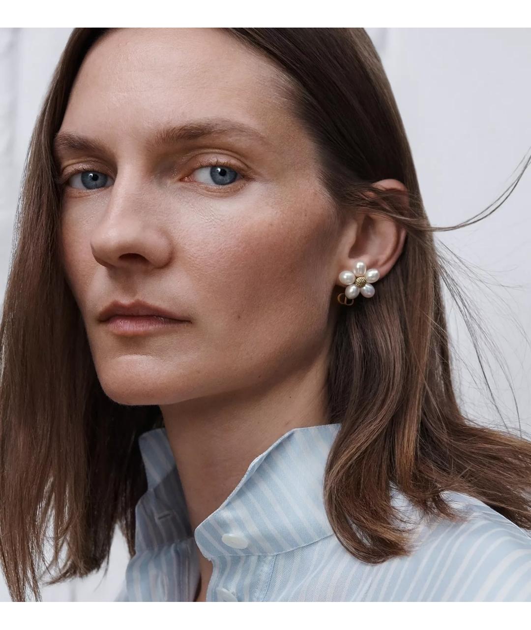 CHRISTIAN DIOR Золотые серьги, фото 2