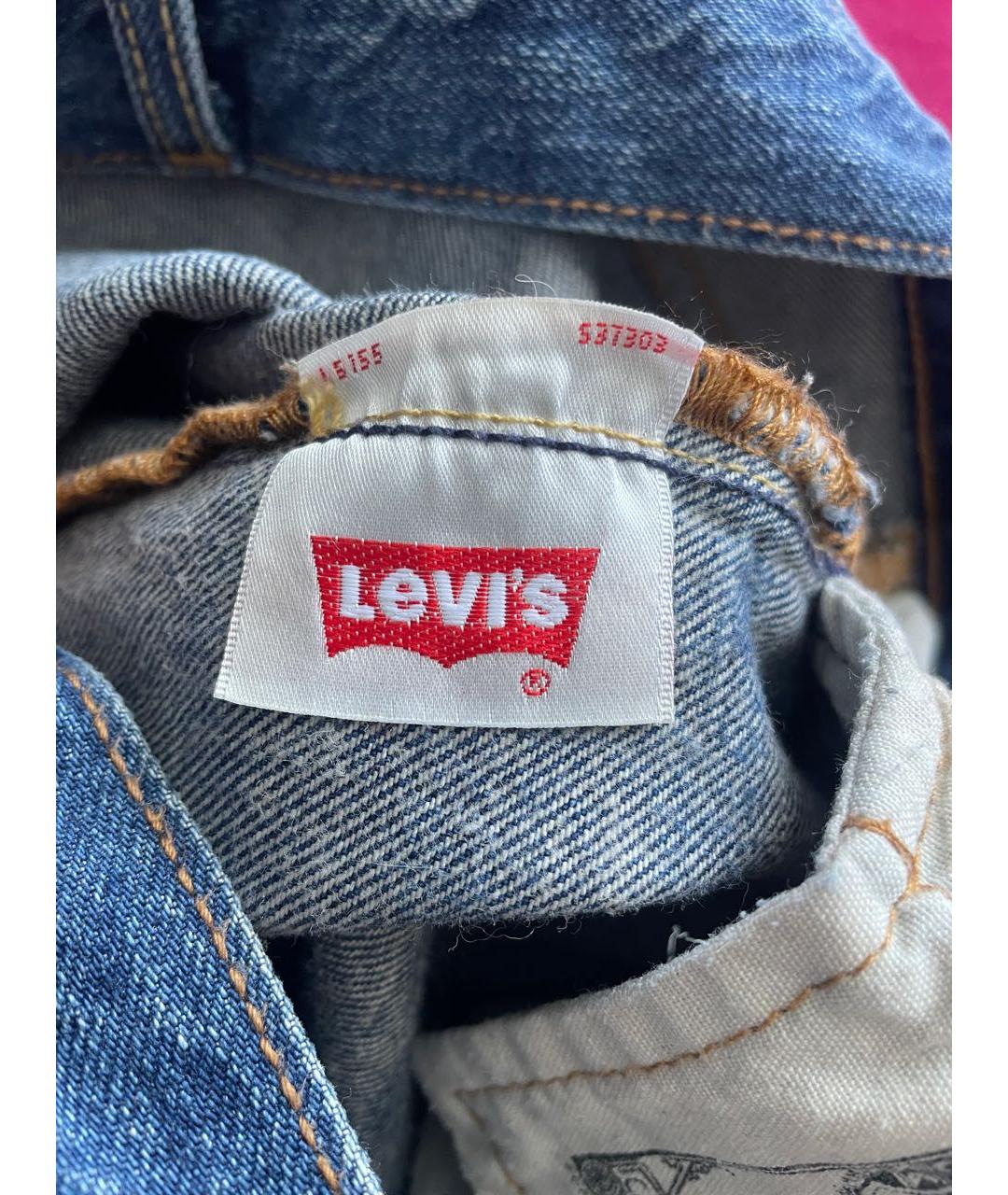 LEVI'S Синие прямые джинсы, фото 7
