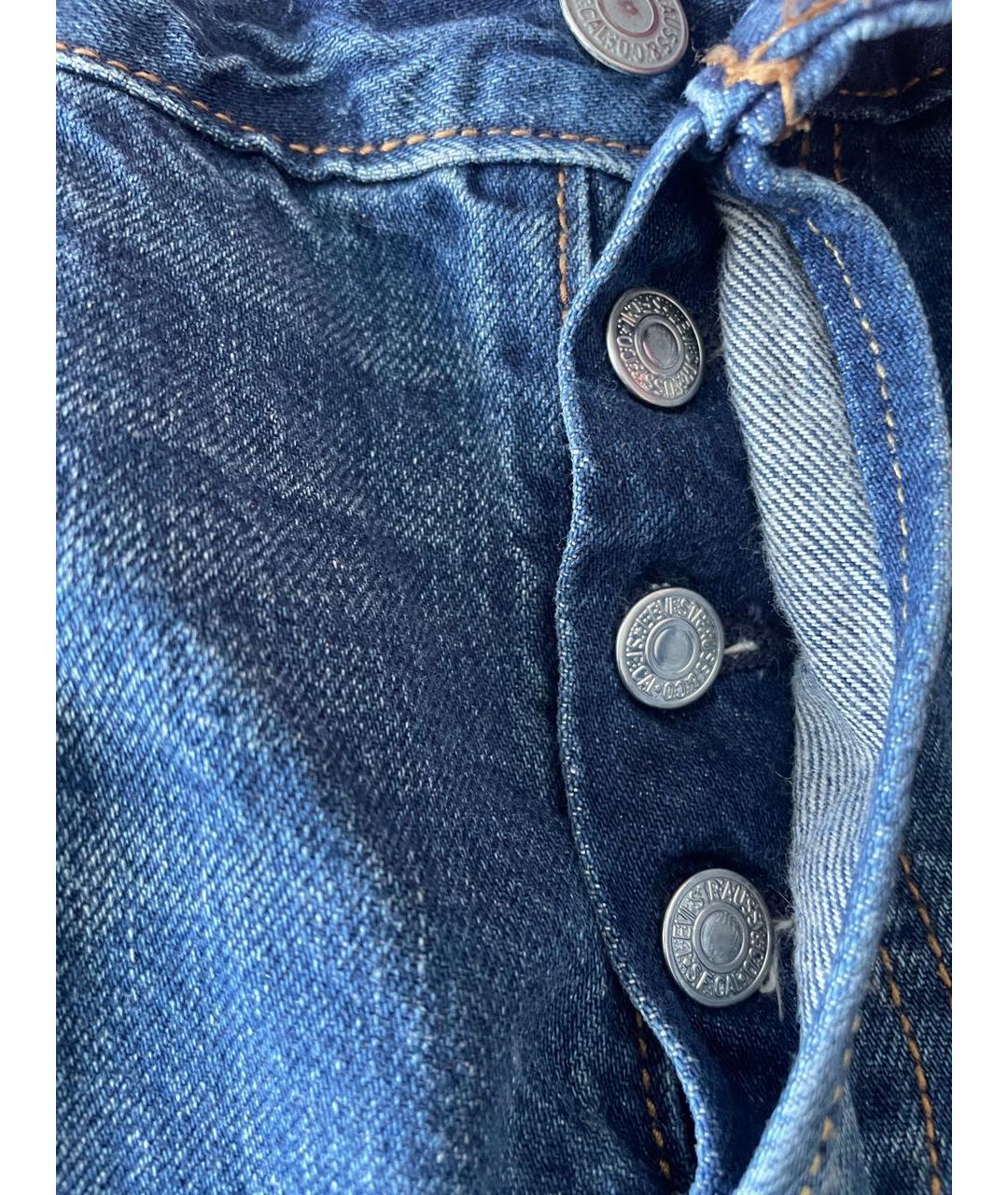 LEVI'S Синие прямые джинсы, фото 4