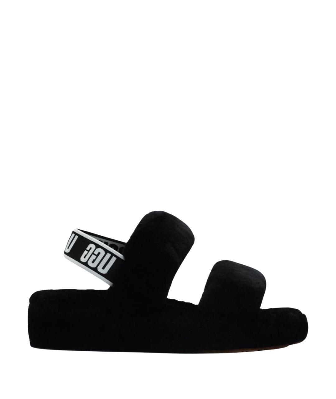 UGG AUSTRALIA Черные сандалии, фото 1