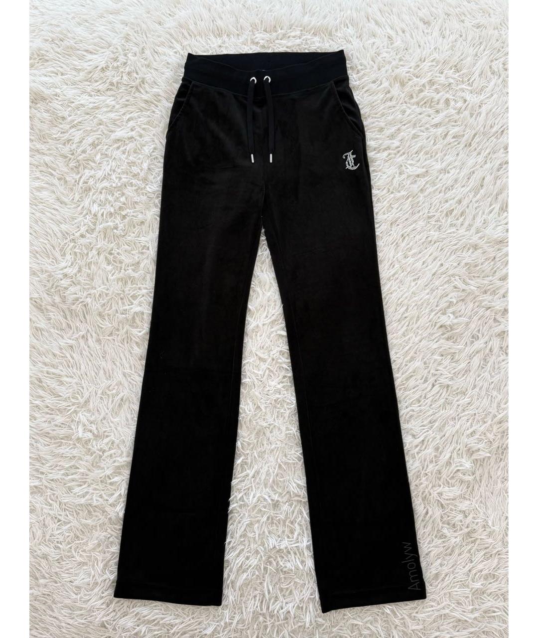 JUICY COUTURE Черный велюровый спортивные костюмы, фото 5
