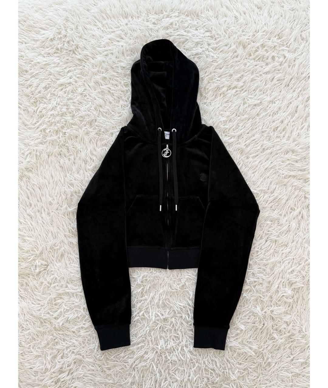 JUICY COUTURE Черный велюровый спортивные костюмы, фото 3