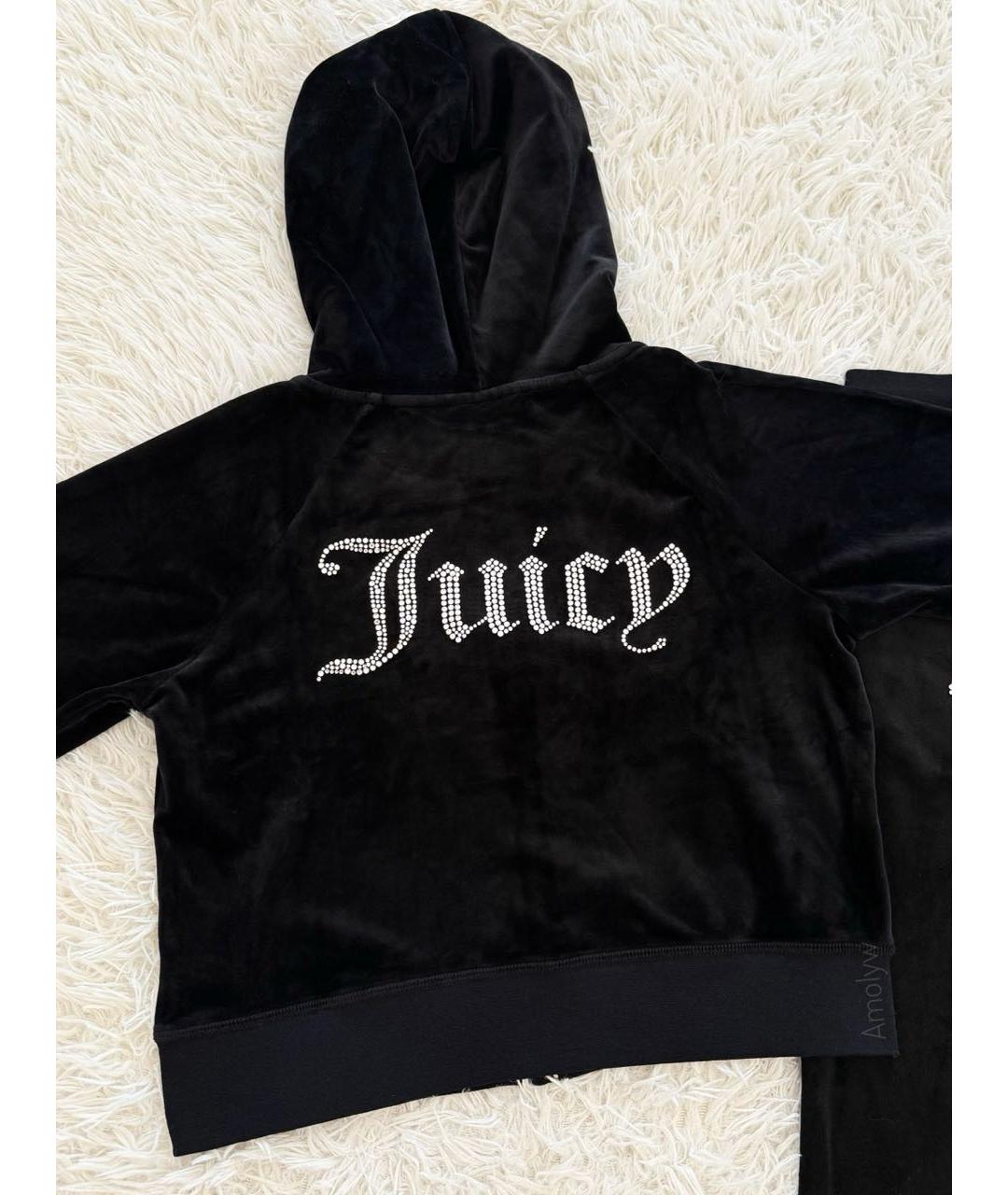 JUICY COUTURE Черный велюровый спортивные костюмы, фото 4