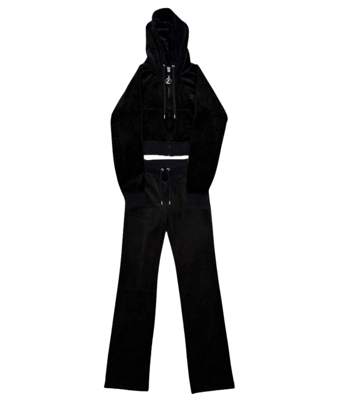 JUICY COUTURE Черный велюровый спортивные костюмы, фото 1
