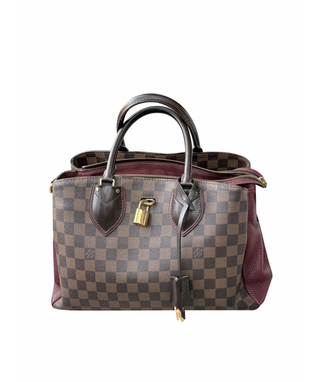 LOUIS VUITTON Коричневая сумка с короткими ручками, фото 1