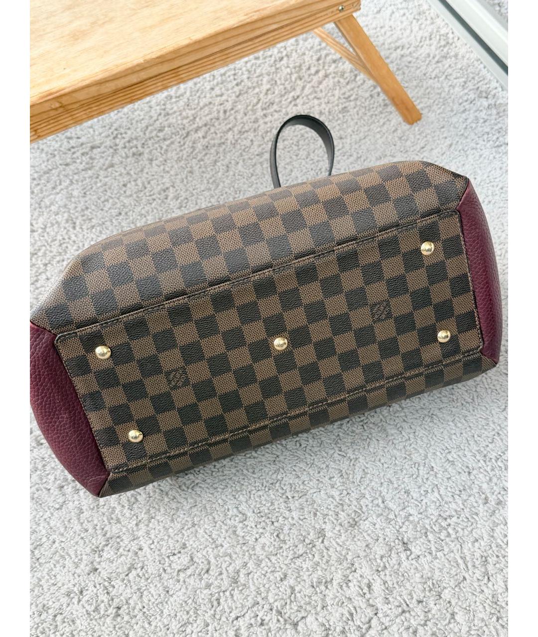 LOUIS VUITTON Коричневая сумка с короткими ручками, фото 5