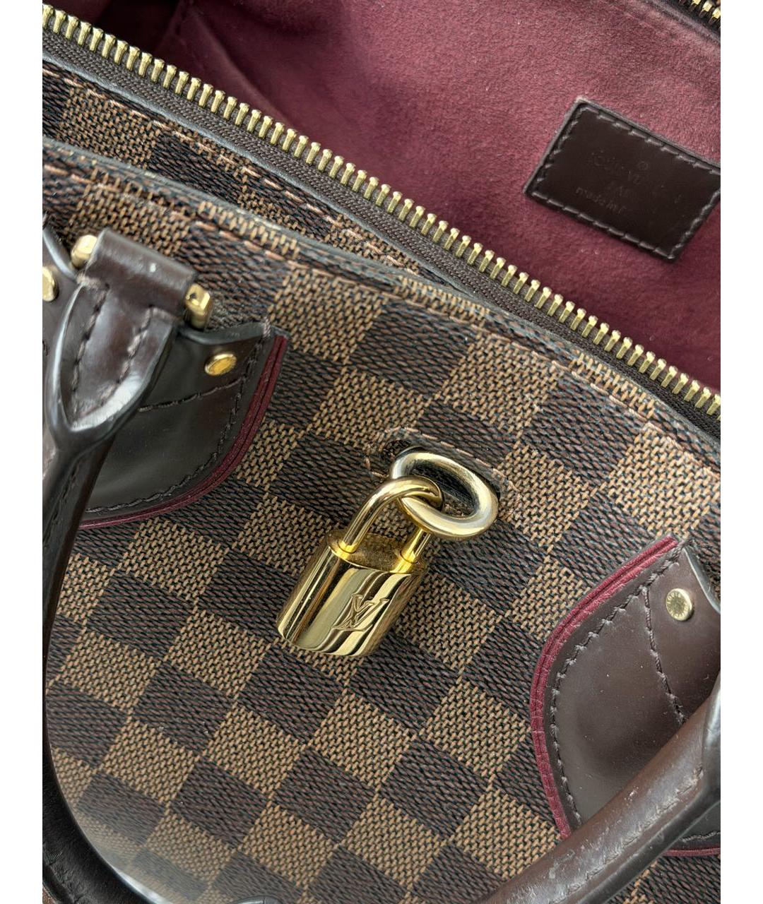 LOUIS VUITTON Коричневая сумка с короткими ручками, фото 8