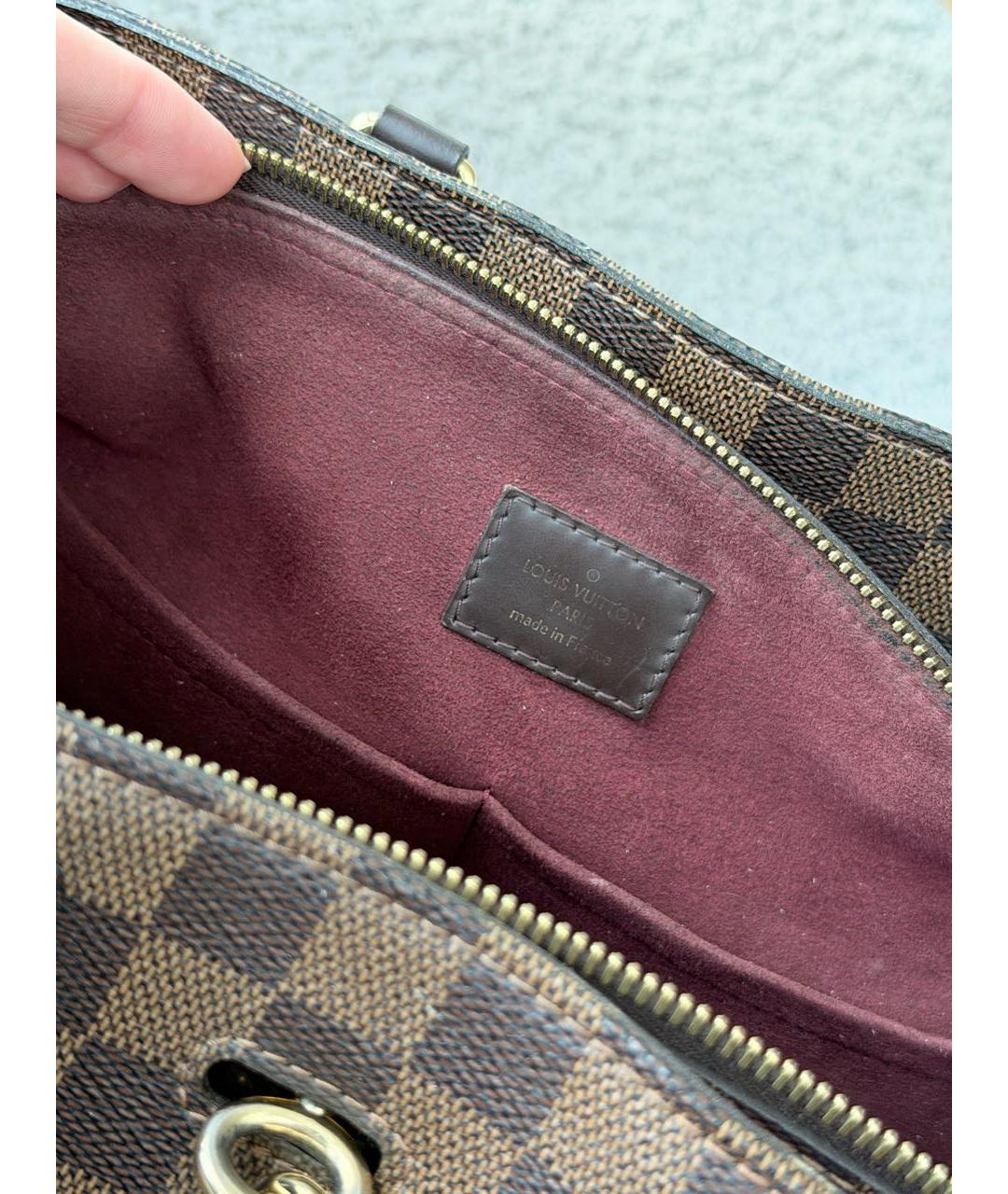 LOUIS VUITTON Коричневая сумка с короткими ручками, фото 7