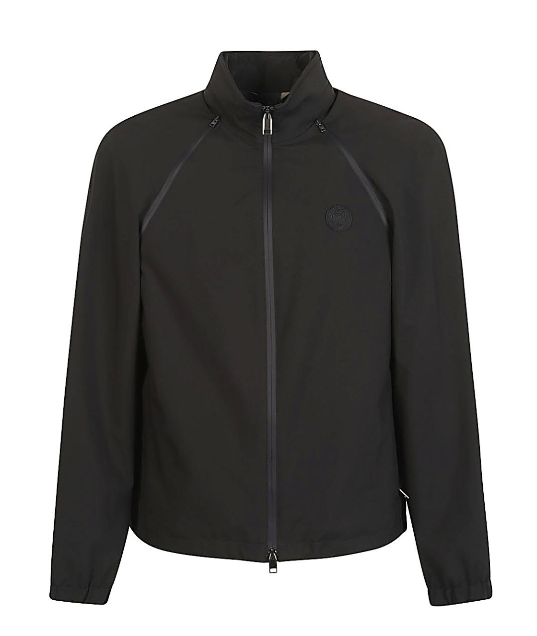 BRIONI Темно-синяя полиэстеровая куртка, фото 1