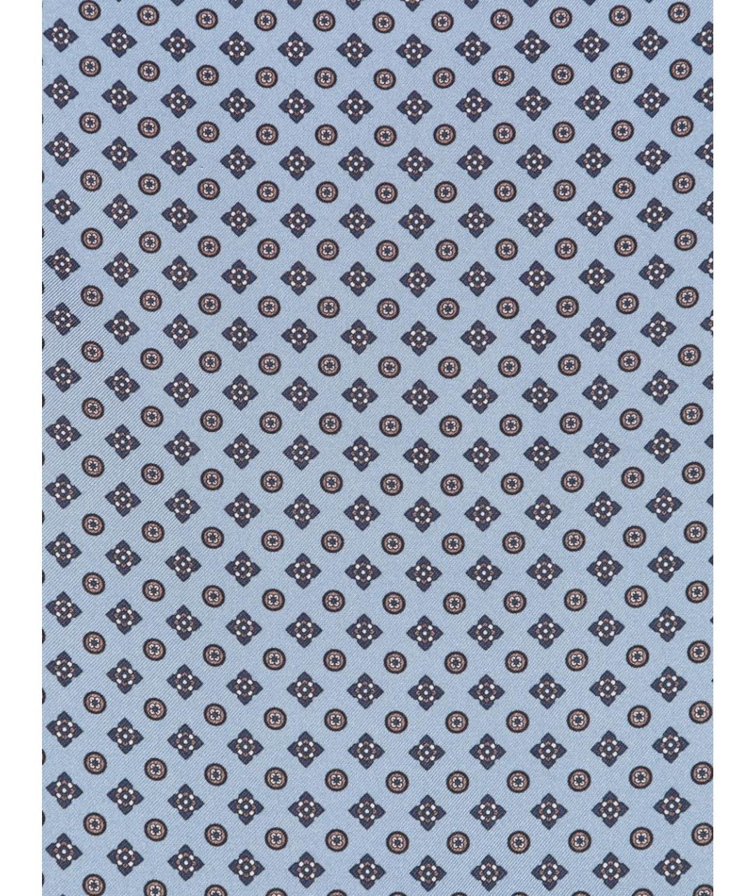 BRIONI Синий шелковый шарф, фото 3