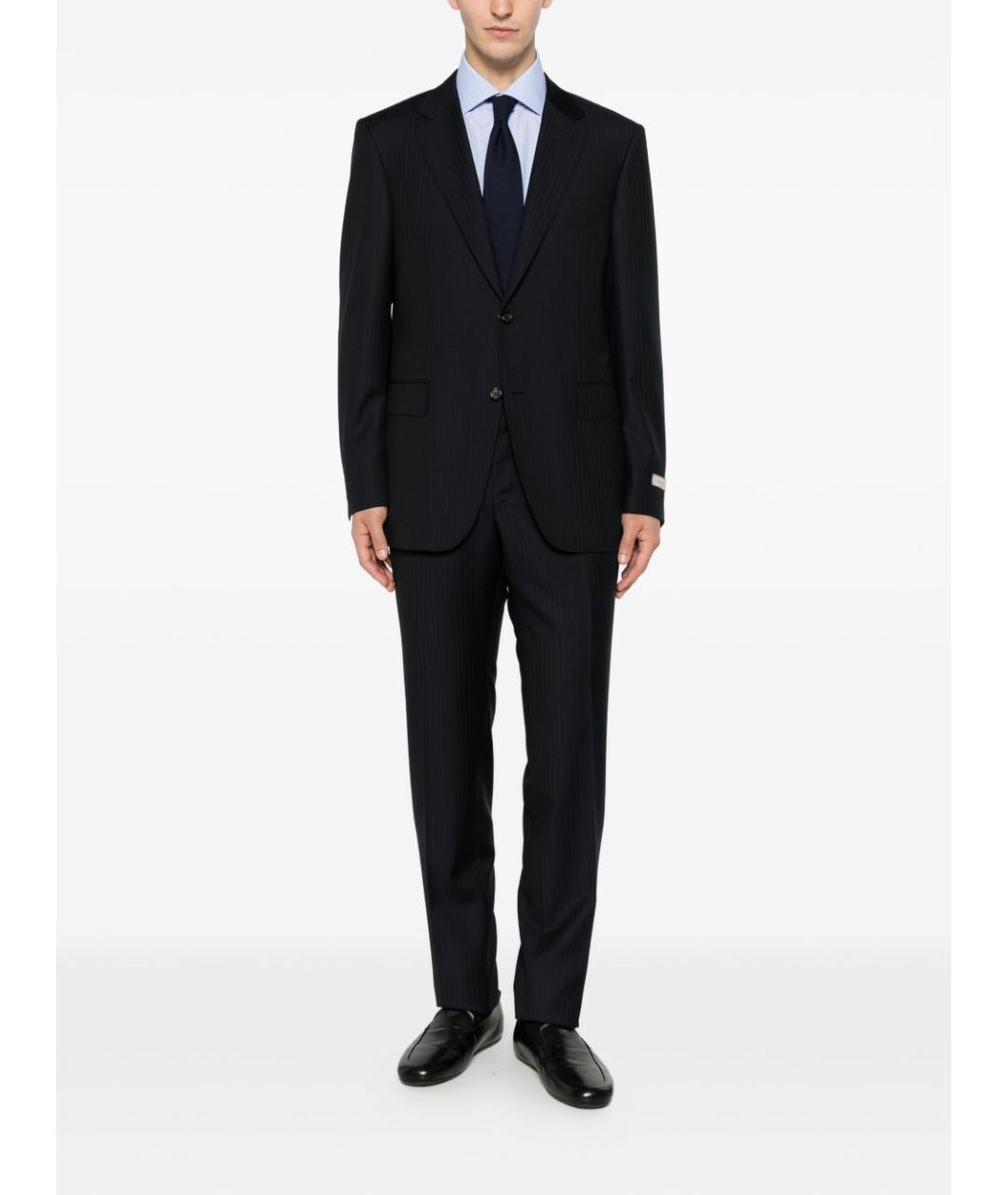 BRIONI Голубая хлопковая классическая рубашка, фото 2