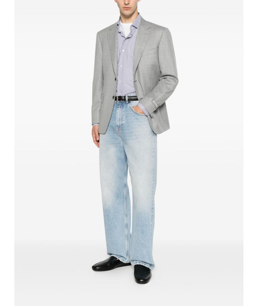BRIONI Мульти хлопковая классическая рубашка, фото 4
