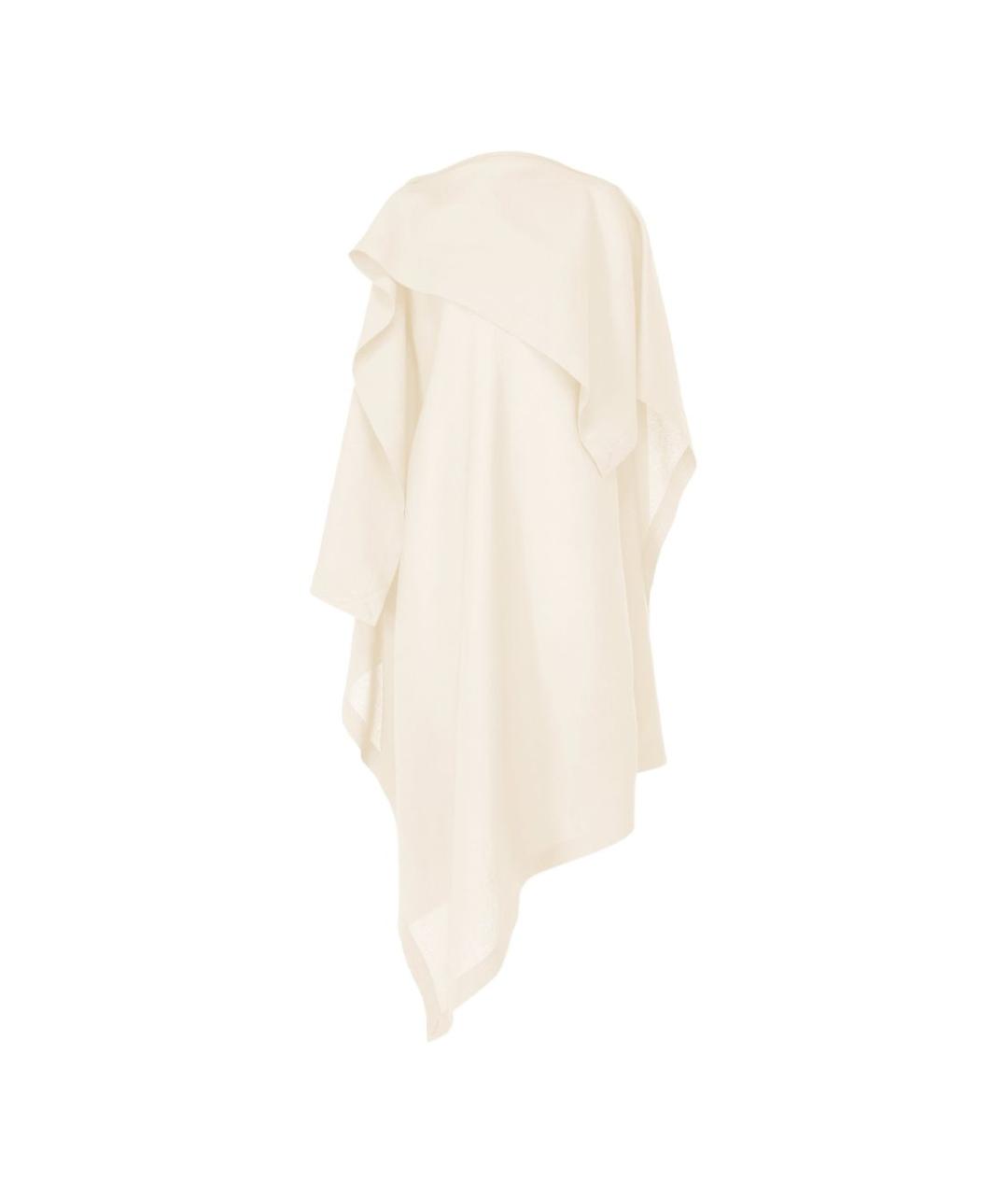 ISSEY MIYAKE Белое полиэстеровое коктейльное платье, фото 1