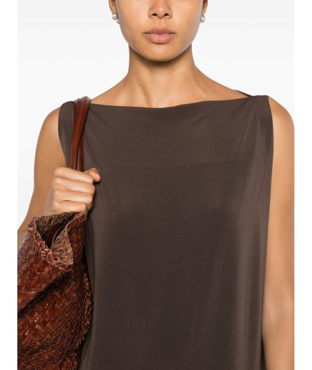 ISSEY MIYAKE Коричневое платье, фото 2