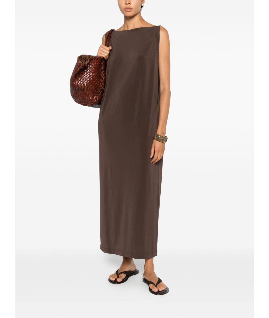 ISSEY MIYAKE Коричневое платье, фото 4