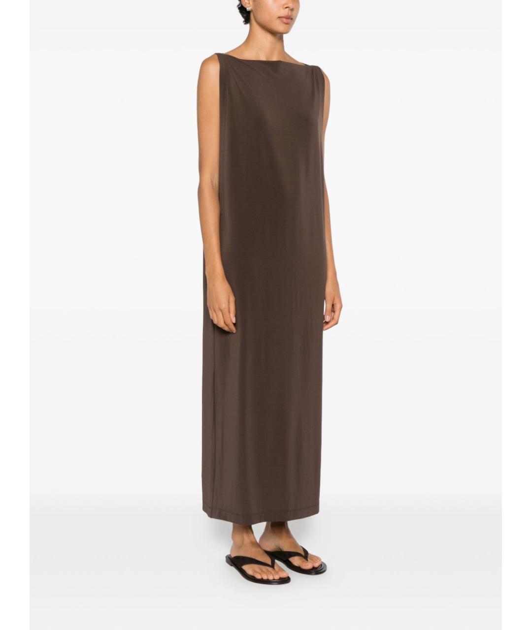 ISSEY MIYAKE Коричневое платье, фото 3