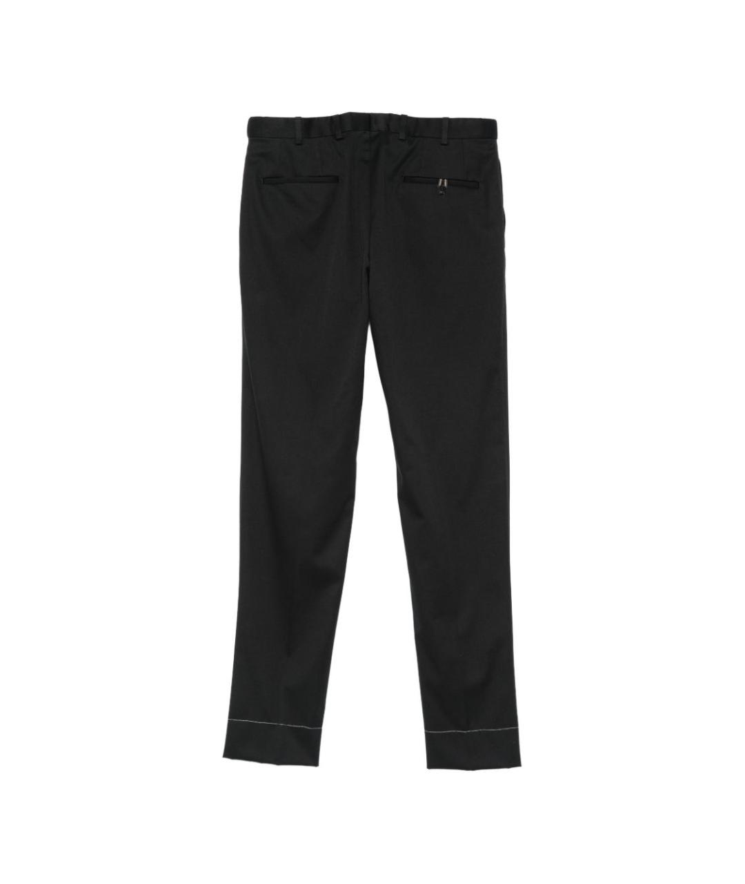 BRIONI Синие хлопковые повседневные брюки, фото 2
