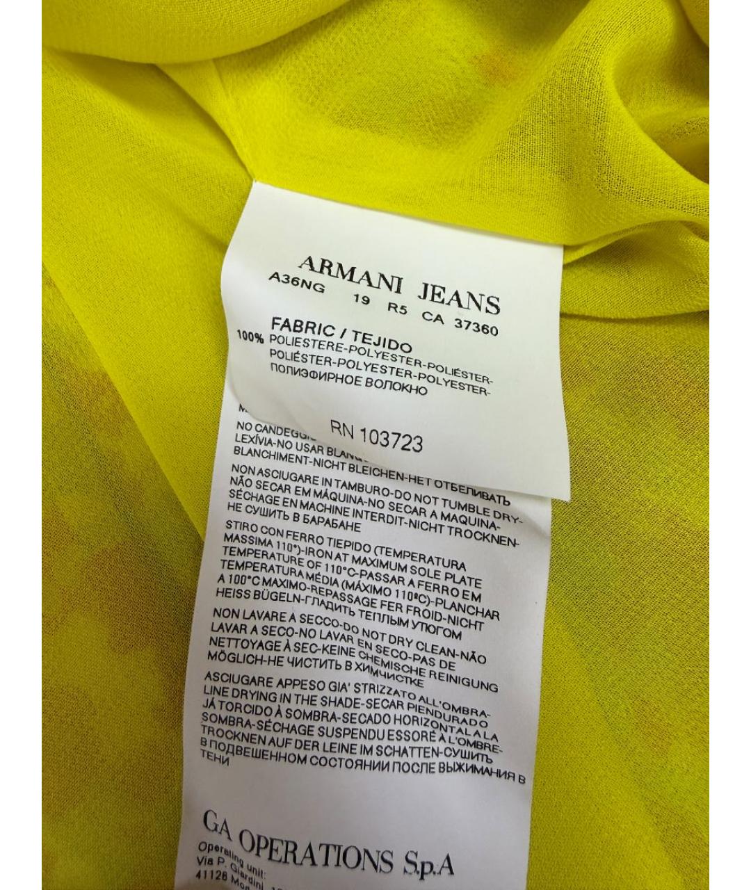 ARMANI JEANS Полиэстеровый сарафан, фото 5