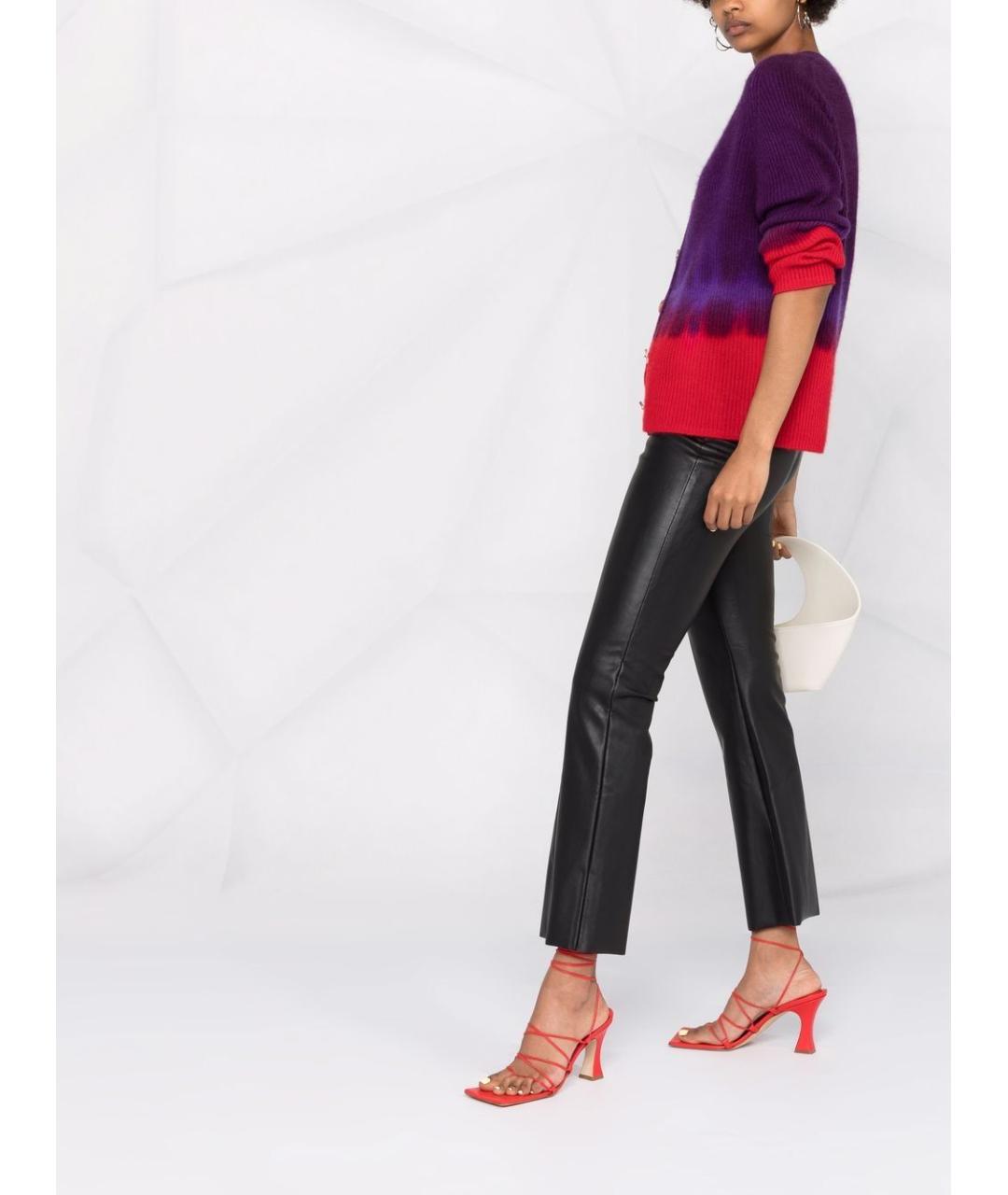 WOLFORD Черные полиэстеровые брюки узкие, фото 4