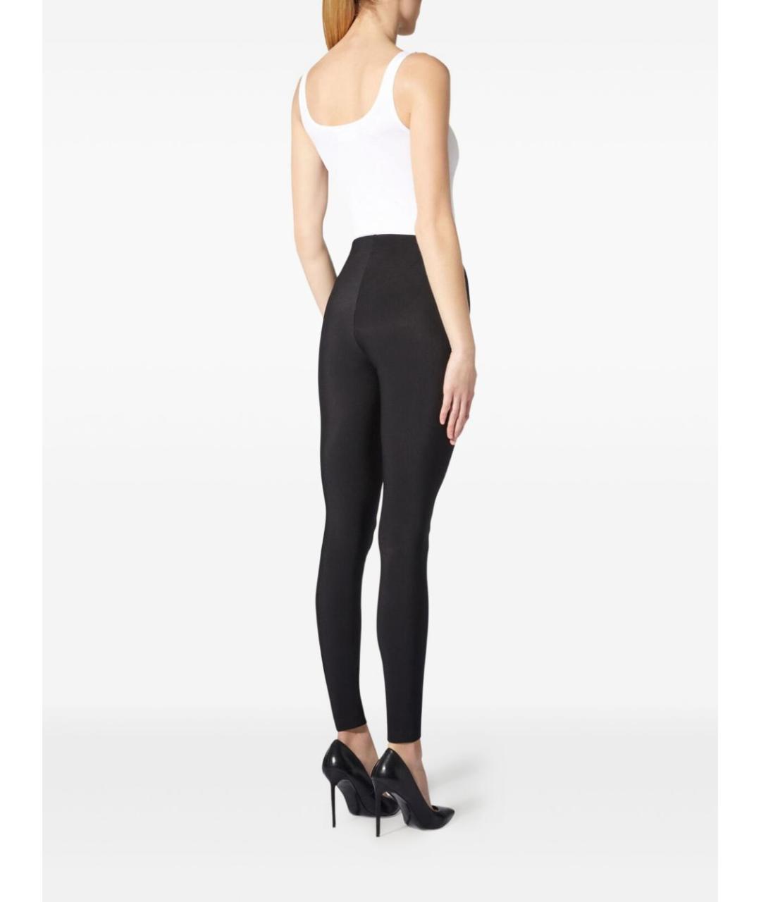 WOLFORD Черные полиамидовые леггинсы и велосипедки, фото 3