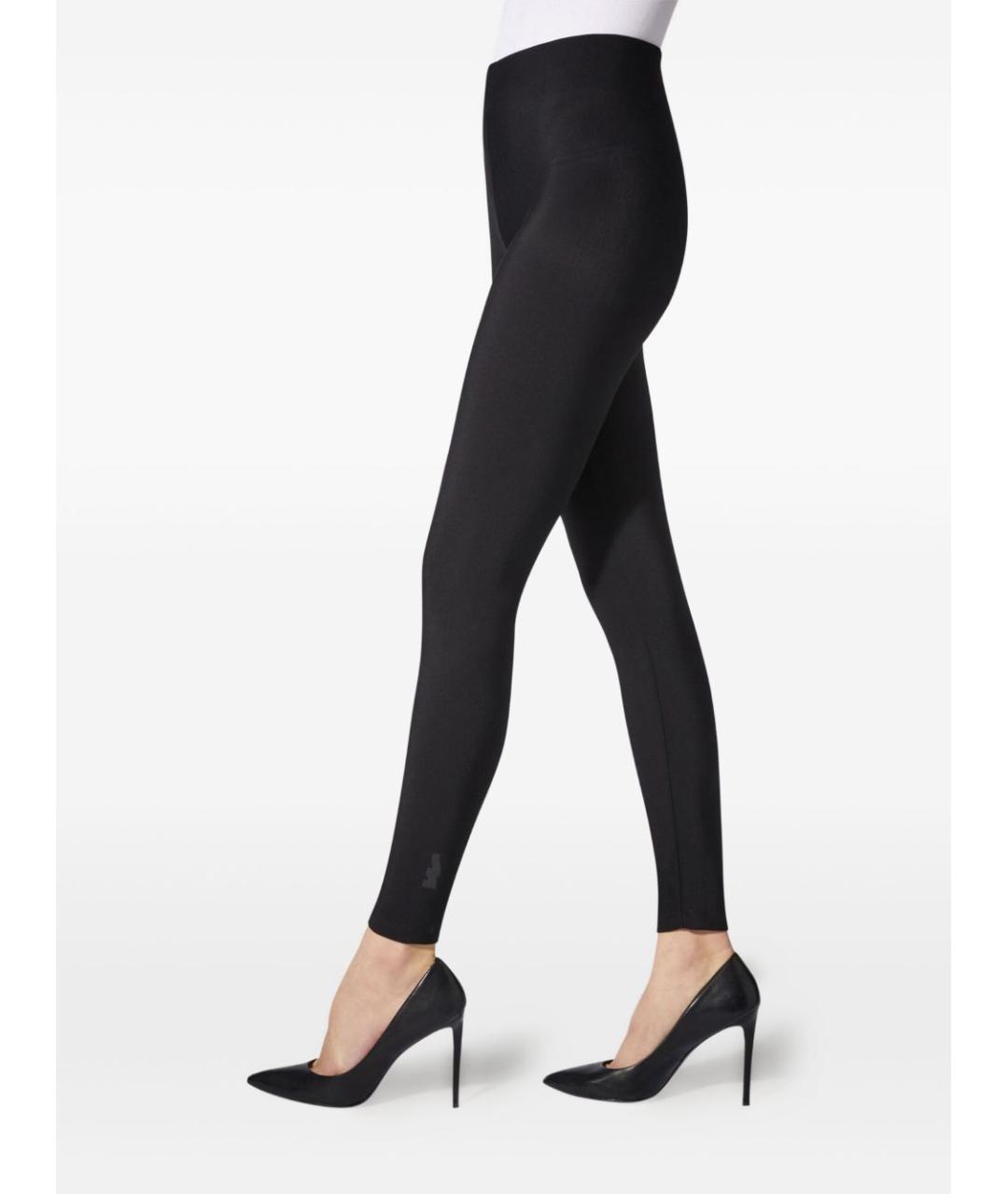 WOLFORD Черные полиамидовые леггинсы и велосипедки, фото 4